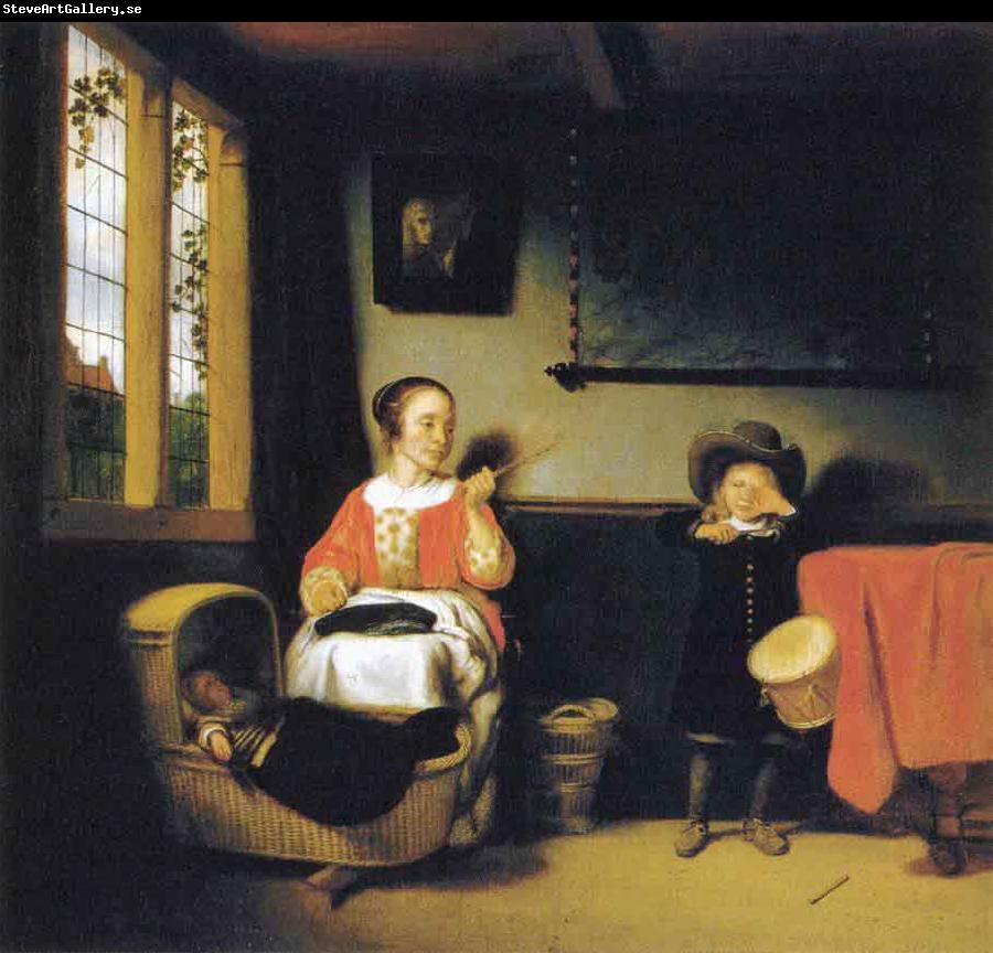 Nicolaes maes The Naughty Drummer Boy